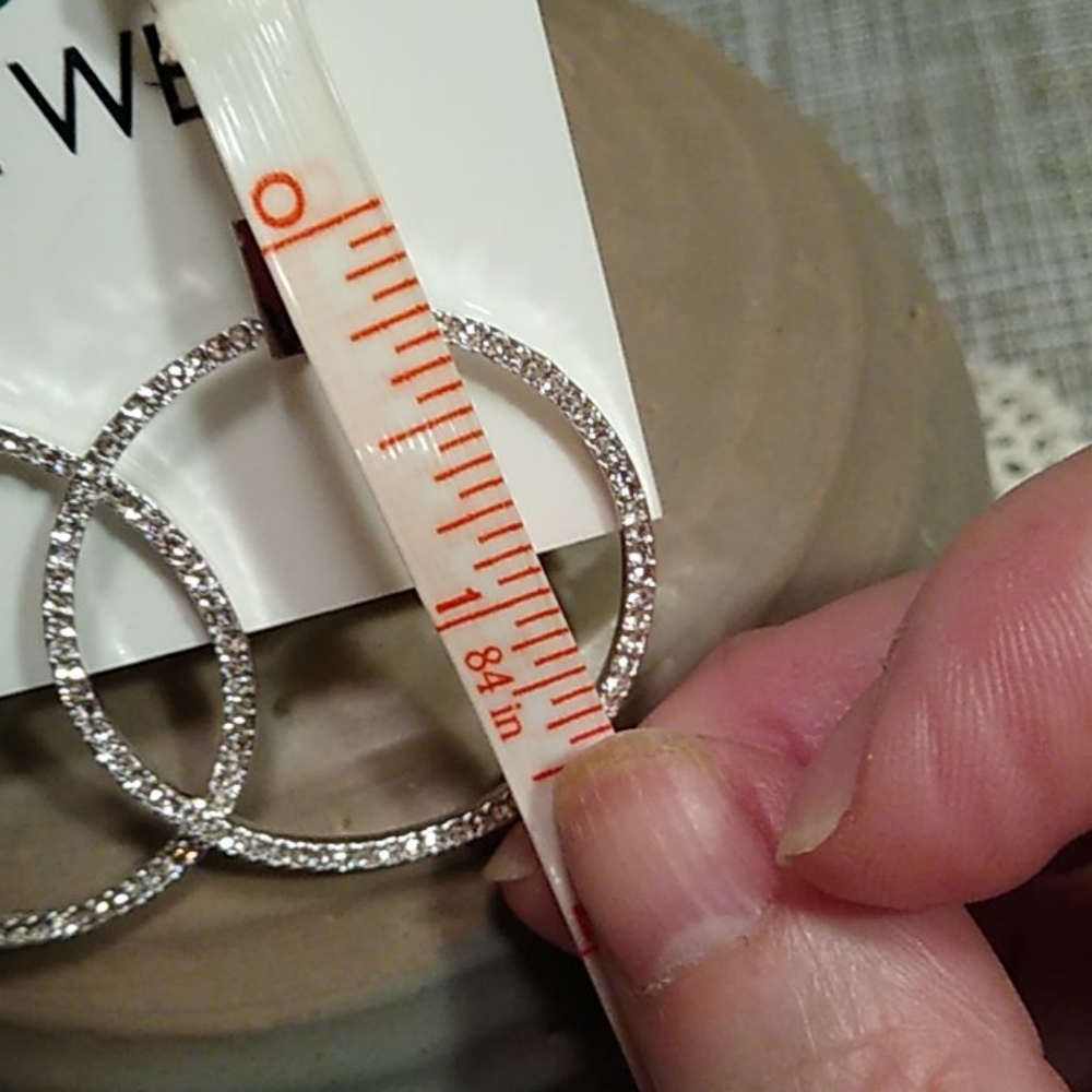 Nine West hoop earrings - Picture 3 of 5